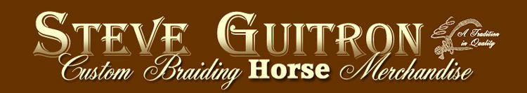 Logo - Steve Guitron Custom Braiding Horse Merchandise