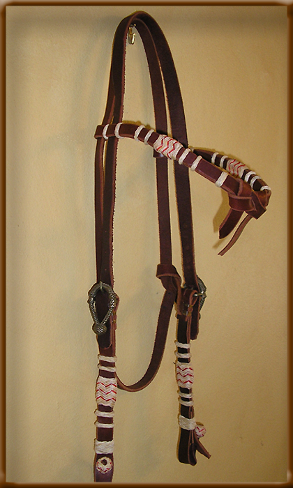 Crossover Headstall w/ Natural  - BHH