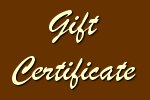 gift certificates