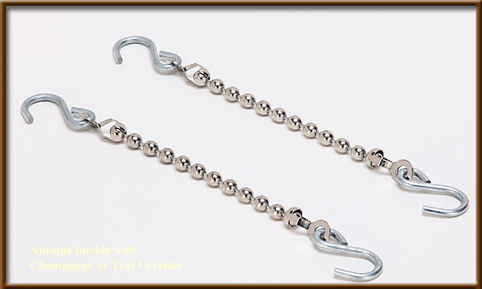 Silver Ball Rein Chains - RRC