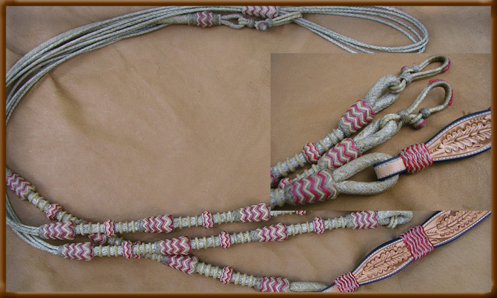 Traditional Santa Ynez Romal Reins - MQRomals