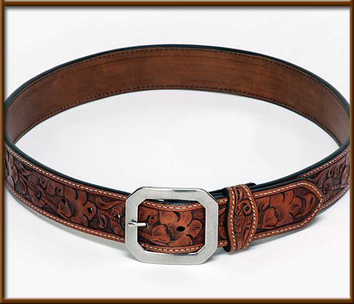 Hand Tooled Belt. Comes with - BELTS