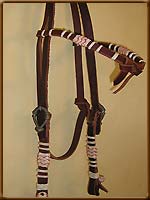 Crossover Headstall w/ Natural  - BHH