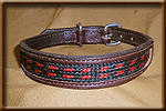 Horse Hair Inlay Dark Leather - DCL