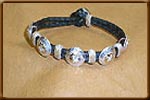 Crystal Silver Concho Bracelet - JEWELRY